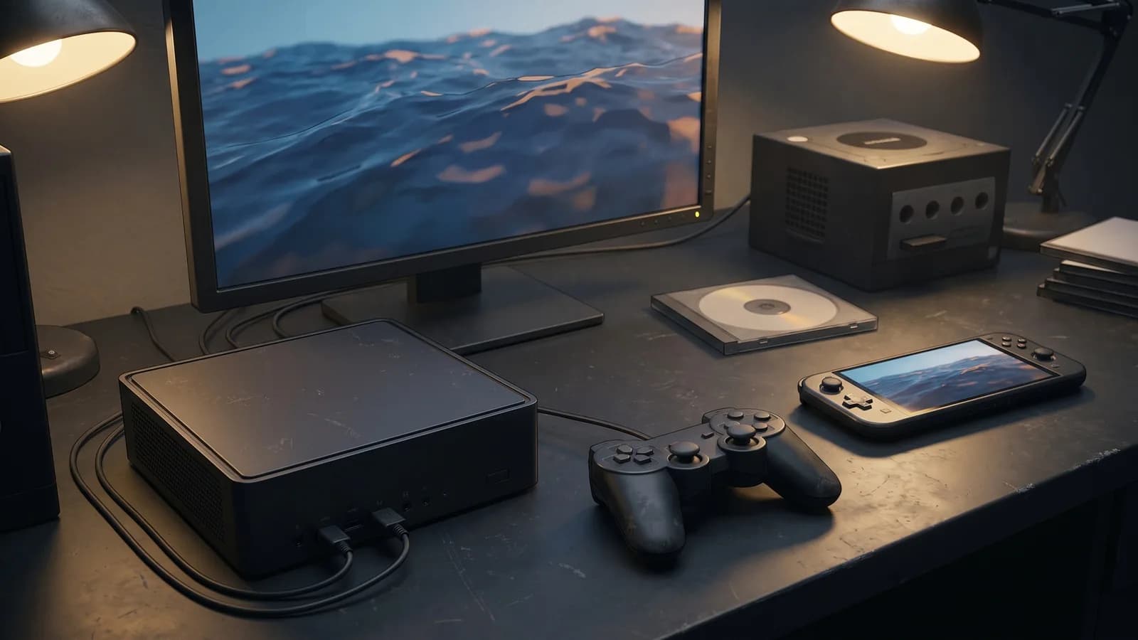 Dolphin-Emulation eines GameCube-Spiels auf PC und Android-Handheld
